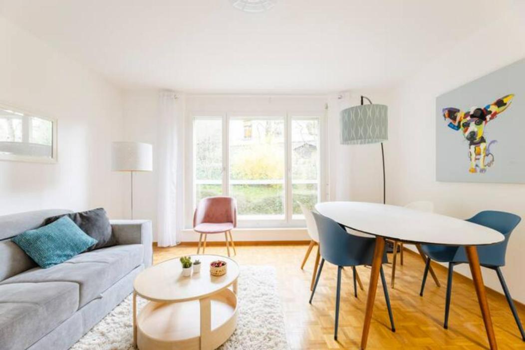 Apartment Of 52 Sqm With Free Parking Lausanne Buitenkant foto
